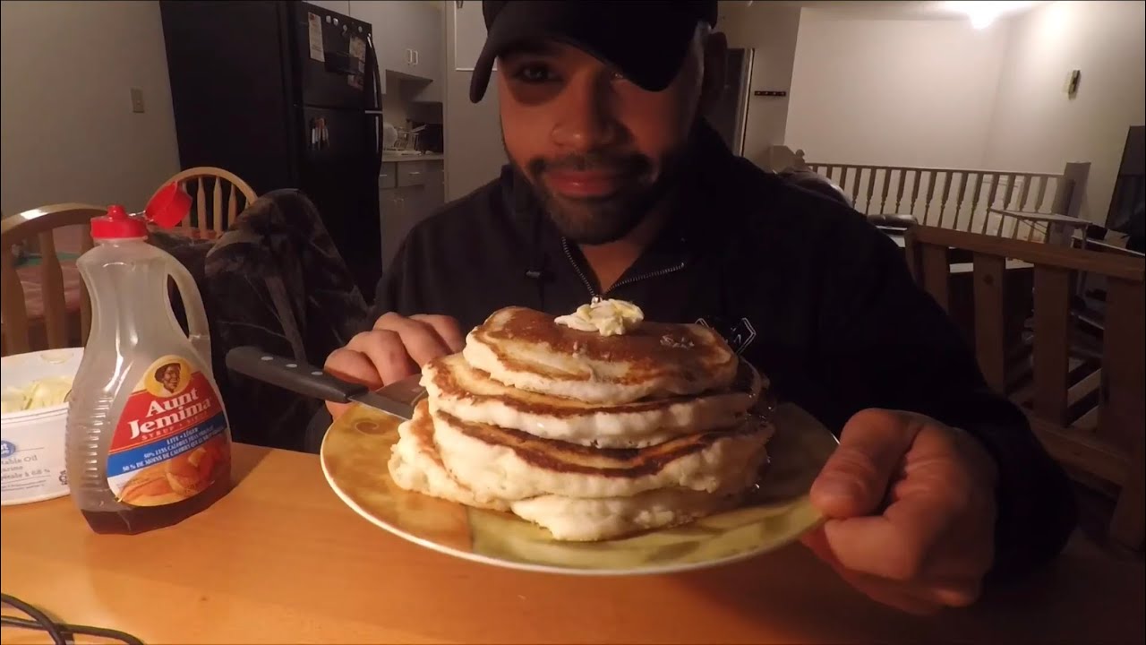 (ASMR) Eating Pancakes | Whispering | SUAVE BOOM INSPIRED VIDEO!