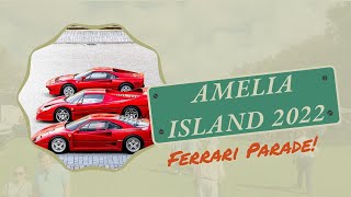 Ferrari Parade at Amelia Island