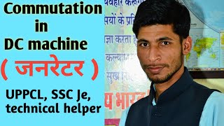 commutation process in DC machine (generators)