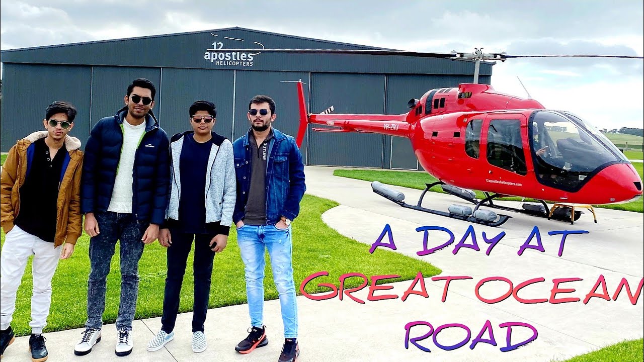Travel Vlog Great Ocean Road Victoria | 12 Apostles Helicopter Ride |Fun day at Ocean Road Melbourne