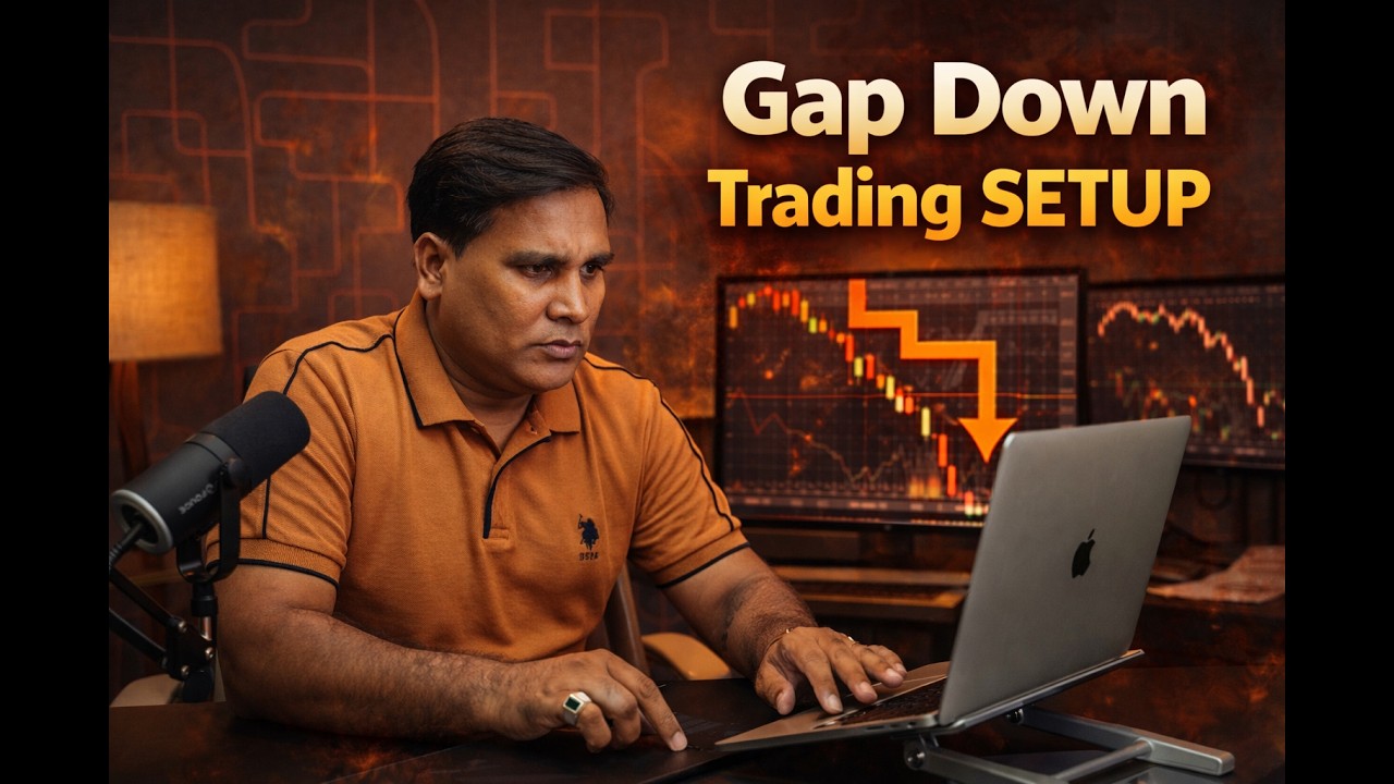 Gap Down Trading Secret! 90% लोग करते हैं ये गलती !! Full Strategy Revealed!