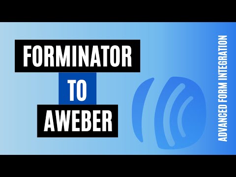 How to Integrate Forminator To Aweber Within 3 Minutes