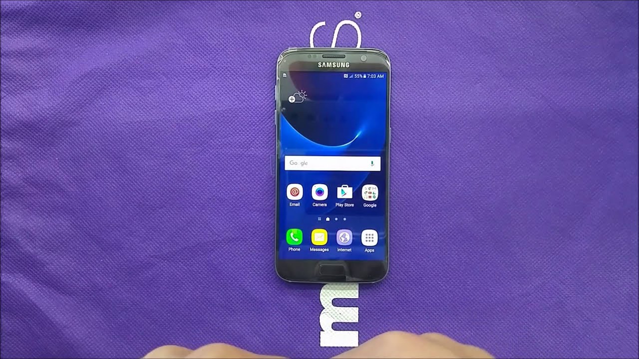 Metro Pcs Samsung Galaxy S7 Unboxing and First look - YouTube