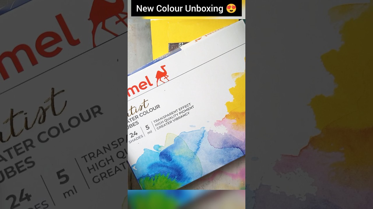 Camel WaterColour Unboxing😍