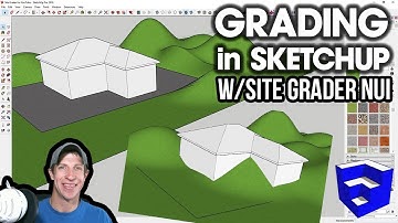 GRADING in SketchUp with Site Grader NUI
