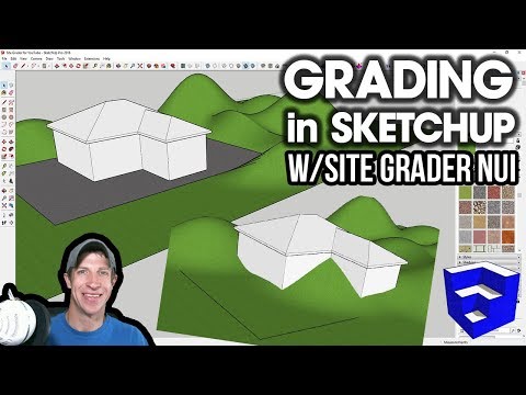 Video GRADING in SketchUp with Site Grader NUI - youtube
