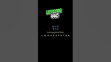 LeetCode 440: K-th Lexicographical Number