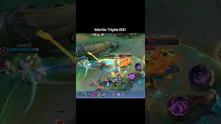 Martis TRIPLE KILL! #martis #triplekill #mobilelegends #mlbb #lonix