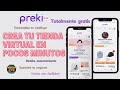 Aplicación PREKI👉🏽Crea tu tienda online en segundos🤩Vende más y expande tu negocio💸Tutorial completo