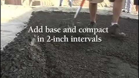 Do it yourself video - How to install walkways, patios and landscape pavers