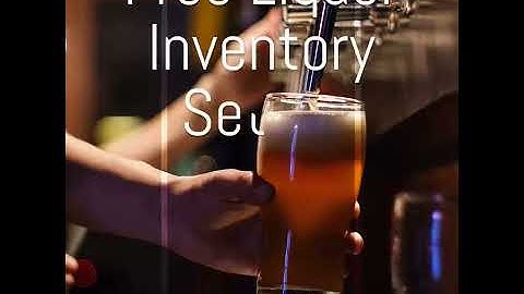 Free Liquor Inventory Setup!