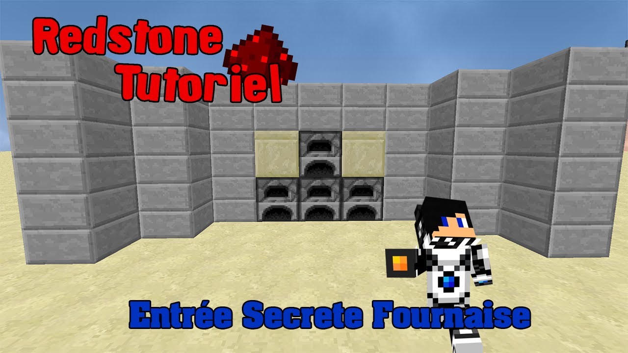 Minecraft | Tutoriel Entrée Secrète Fournaise - YouTube
