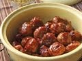 Turkey Cocktail Meatballs Recipe - Turkey Cocktail Meatballs with Orange Cranberry Glaze