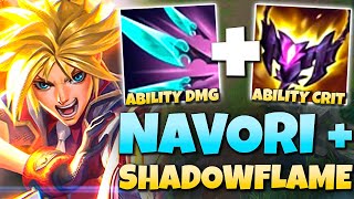 NAVORI + SHADOWFLAME EZREAL IS SO BROKEN (Abilities Can CRIT!)