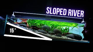 I made INCREDIBLE SLOPED RIVER TANK | HILLSTREAM AQUARIUM Step by step AQUASCAPING TUTORIAL | EP1