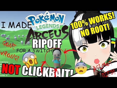 Gamedev VTuber Makes Pokemon Legends Arceus Ripoff To Buy Switch