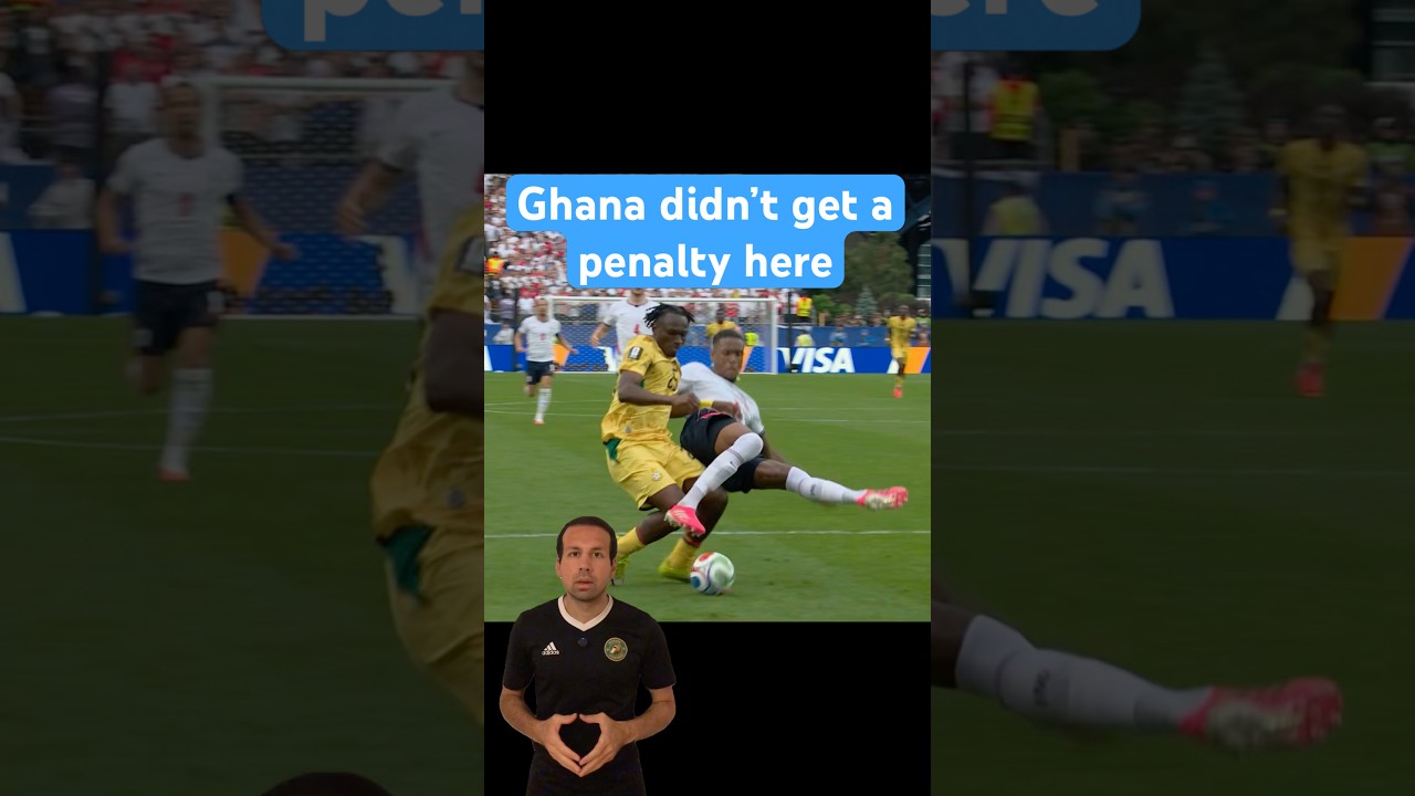 Ghana didn’t get a penalty here. #ghana #england #worldcup #penalty #worldcup2026