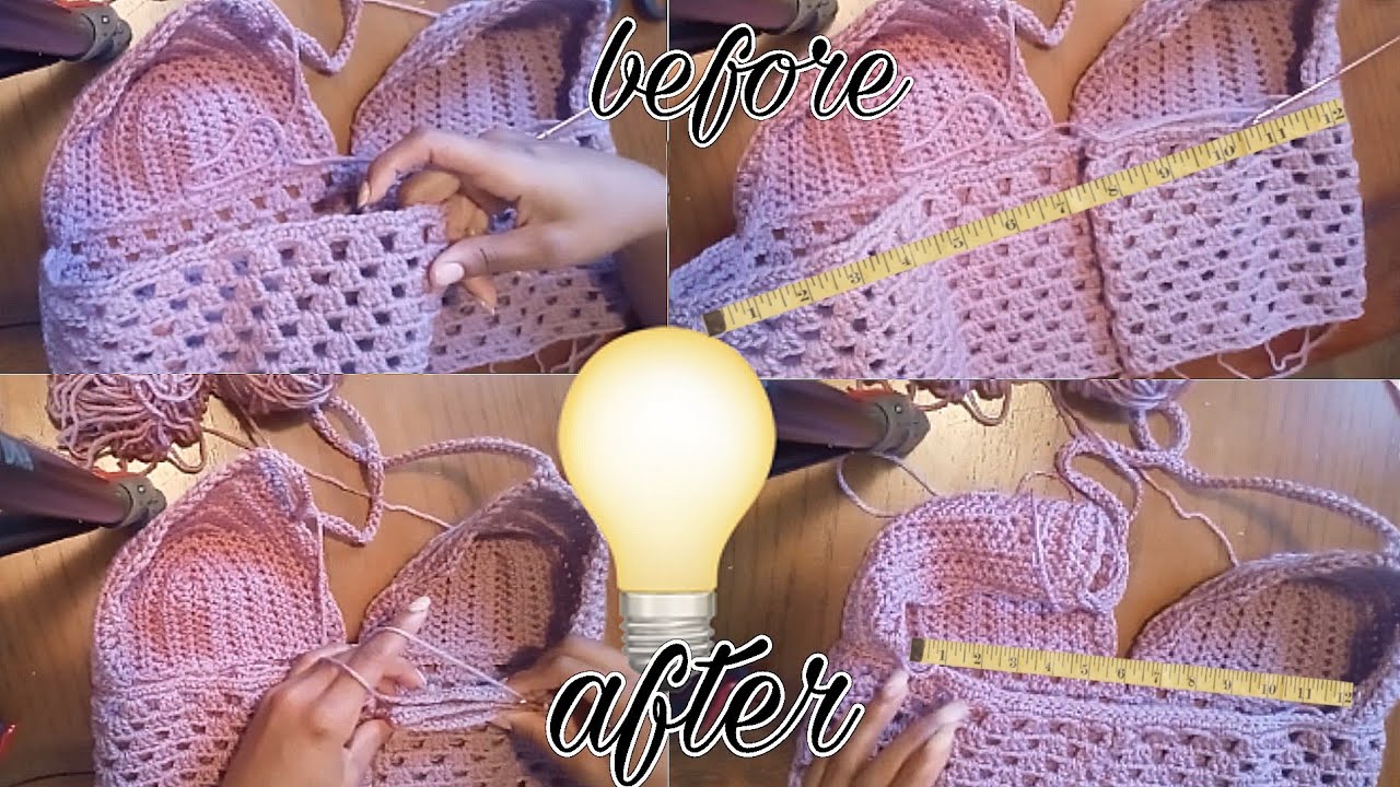 Crochet Top Is Too Big | How To Remove Inches & Decrease Stitches ...