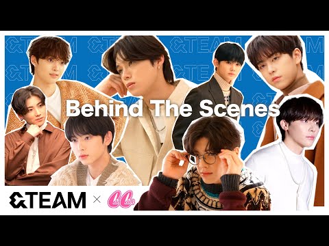 Eng Sub)【＆TEAM】CanCam初登場！初々しい撮影現場に密着📷/ &TEAM Behind the scenes CanCam Photoshoot