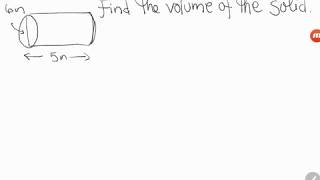 GED® Math Prep: Volume of a Cylinder