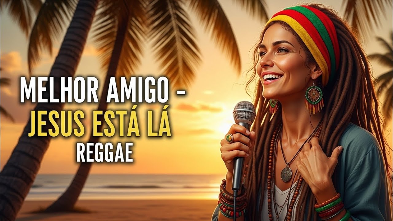 MELHOR AMIGO – JESUS ESTÁ LÁ | Reggae Gospel que Toca a Alma 🙌🔥 