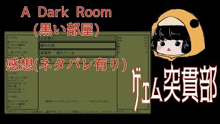 ゲェム突貫部1　A Dark Room(暗い部屋)ネタバレ感想 screenshot 4