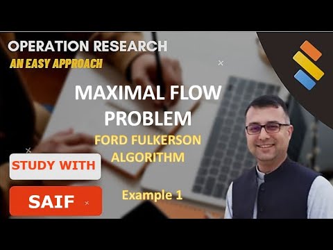 Ford Fulkerson Algorithm For Max Flow | Hindi | Urdu | Operation ...