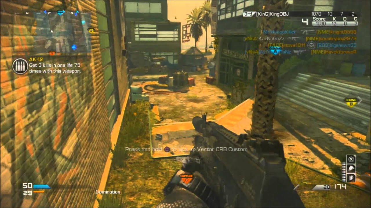 COD Ghost Ak 12 KEM vs full 6man party Recruiting