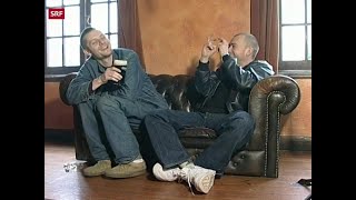 Damon Albarn and Jamie Hewlett talk Gorillaz, 2001