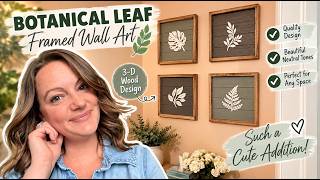 3D Botanical Wall Art Review | How Do These Look Styled 🌿 Update