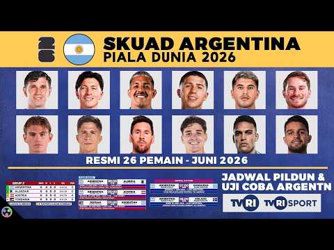 arenaslot88 x 88baruin - RESMI! DAFTAR SKUAD ARGENTINA PIALA DUNIA 2026, JADWAL & GRUP - ARGENTINA SQUAD WORLD CUP 2026