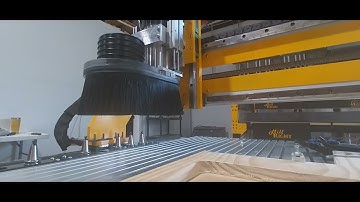 MillRight CNC Pneumatic Dust Shoe Testing