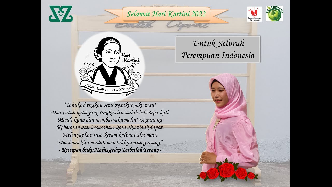 Kartini's day with maezurra craft - YouTube