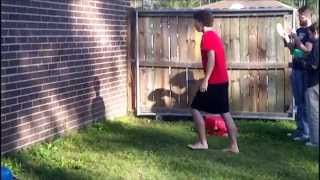 palm flip in slow motion