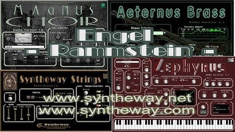 Engel (Rammstein) Magnus Choir, Waverator Spectra, Synthphonica Strings, Brass VST VST3 Audio Units