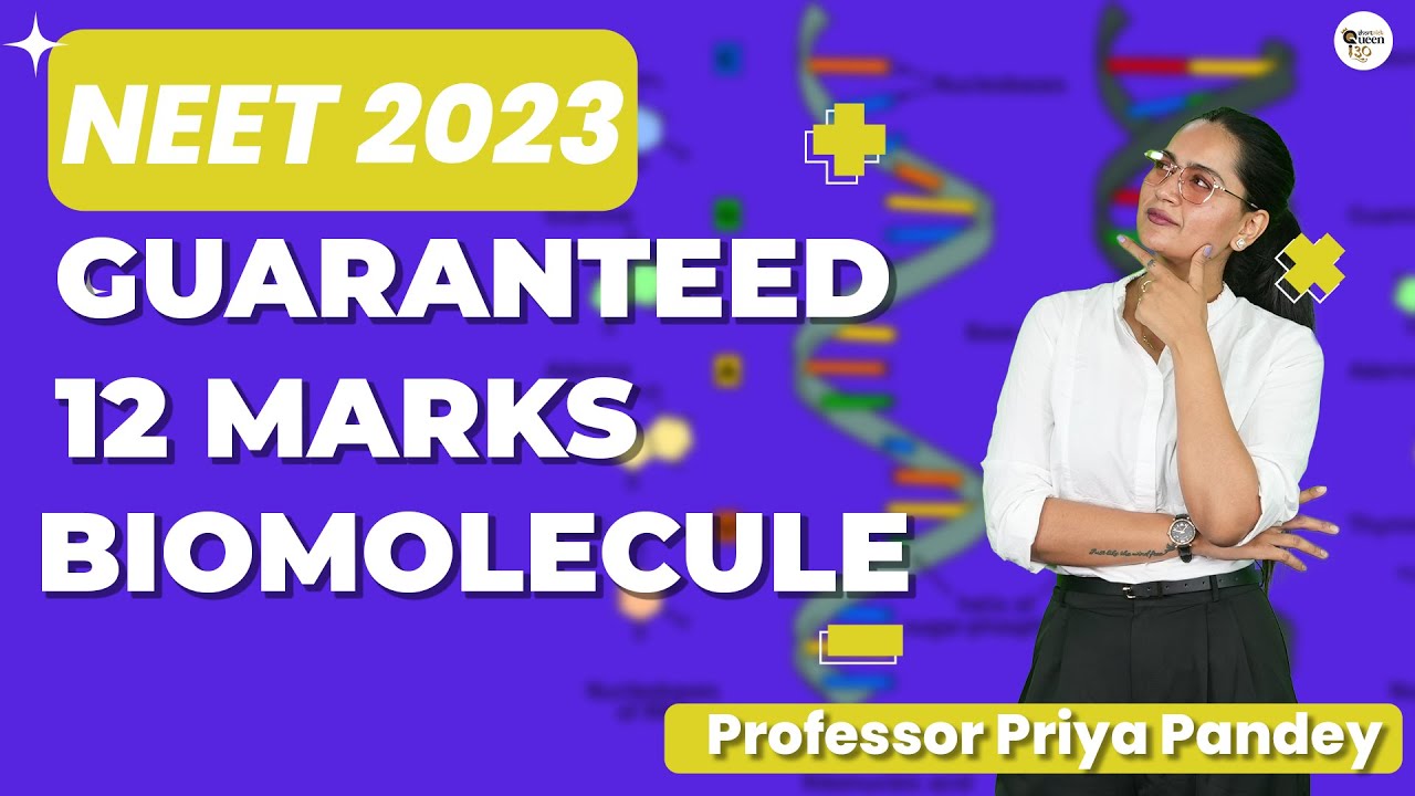 Biomolecule Class 11 Guaranteed 12 Marks NEET 2023 Priya Pandey