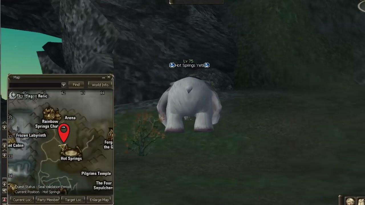 Hot Springs Yeti (75) (passive) - Database Lineage 2