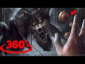 360  big werewolf in the forest  4k