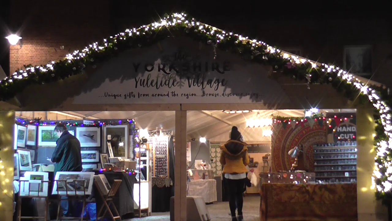 York Christmas Light switch on. Natalie Eaglen presenting 50 YouTube