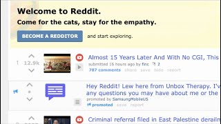 Almost 15 Hours Later and With No CGI, This Holds Up as the Best Way to Post to Reddit