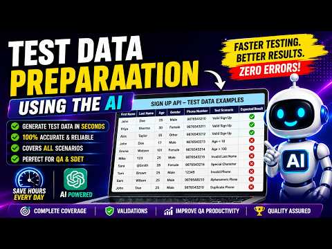 Generate Perfect Test Data in Under 2 Minutes Using AI