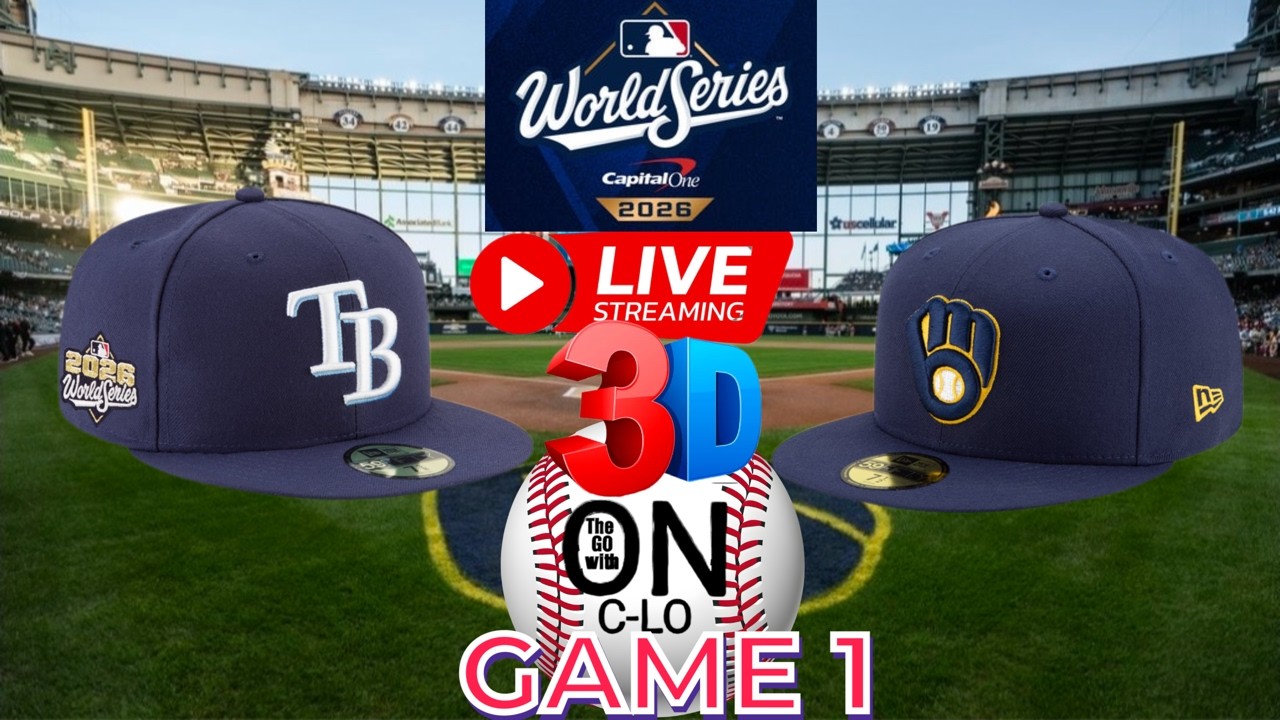 🔴Milwaukee Brewers vs Tampa Bay Rays.World Series Game 1 Live MLB⚾Play by Play 3D Livestream