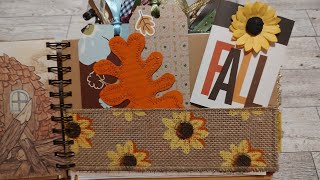 Vintage Fall Nature Junk Journal Flip Through, Autumn Journal, Beaver Journal, Nature Journal SOLD