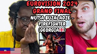 REACTION TO Nutsa Buzaladze - Firefighter (Georgia 🇬🇪 Eurovision 2024 Grand Final)
