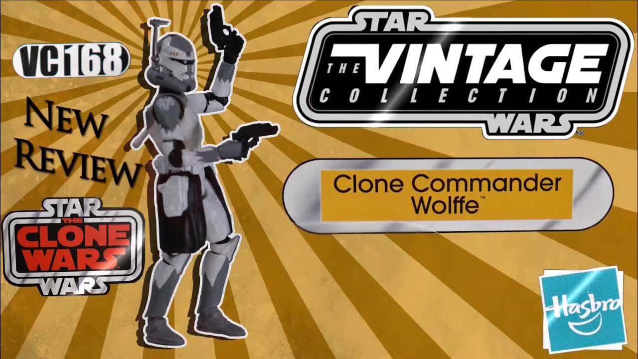 Star Wars The Vintage Collection Clone Commander Wolffe | 3.75" Action Figure Review