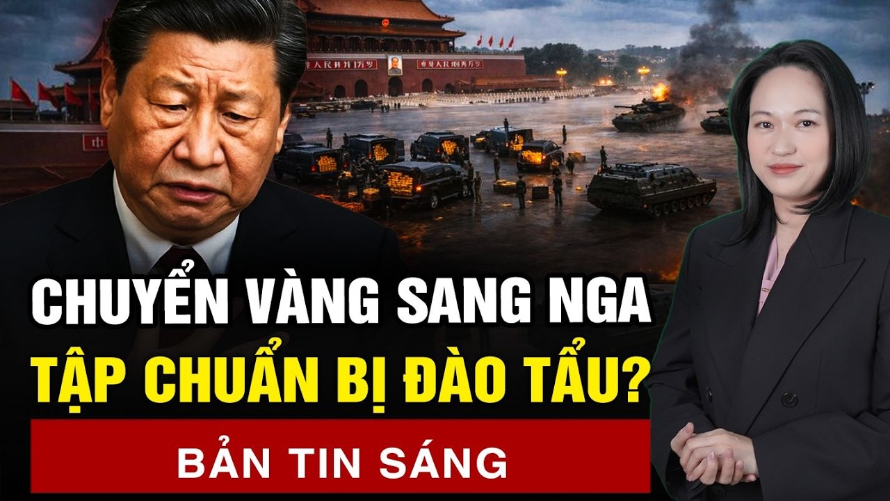 Đấu súng ở Sơn Đông? Tập Cận Bình bí mật chuyển hơn 100 tấn vàng sang Nga?  | 60 Giây Tinh Hoa TV