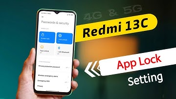Redmi 13C 5g App Lock Settings | Redmi 13C me App Lock Set Kaise Kare