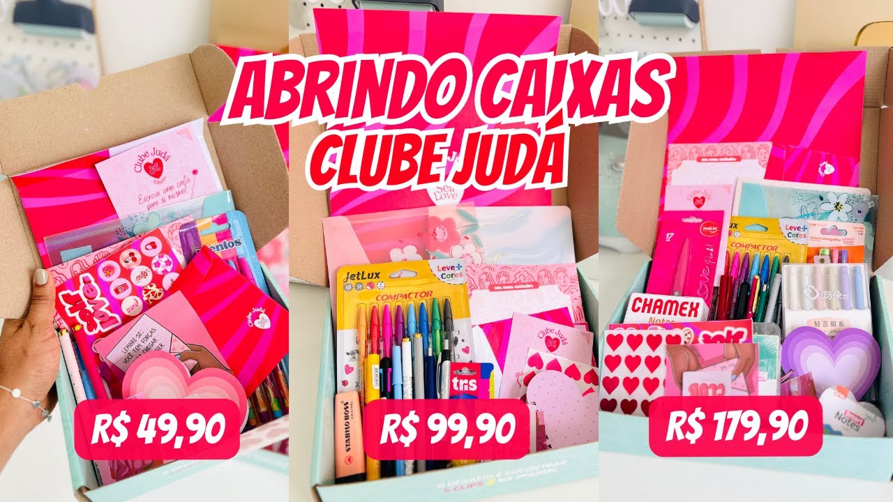ABRINDO CAIXAS DO CLUBE JUDÁ | Edição Self Love 💗