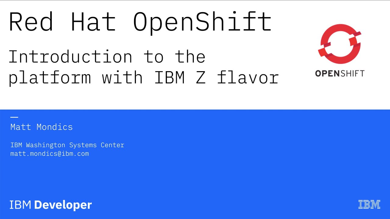 Red Hat OpenShift Overview