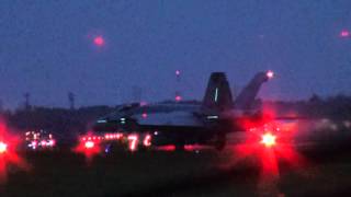 20130429 夜間訓練(ナイトミッション) 着陸～ローパス～離陸@厚木基地